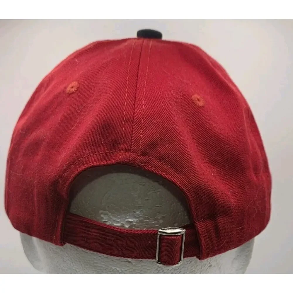 St. Louis Cardinals STL Blue Logo MLB Red Cap Blue‎ Visor Baseball Hat Strapback